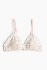 Padded Soft-Cup Lace Bra