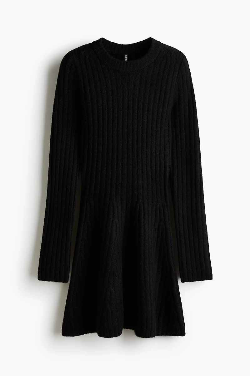 Rib-Knit Dress