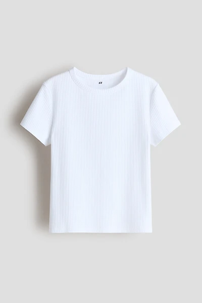 Ribbed Cotton Top