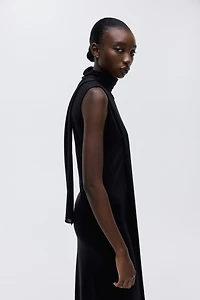 Robe avec col cravate