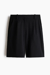 Wrinkle-Resistant Relaxed-Fit Bermuda Shorts