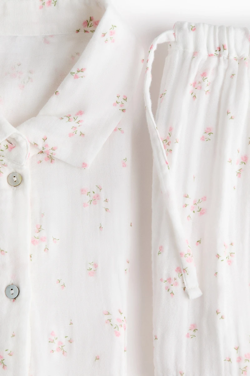 MAMA Pyjama en mousseline Before & After