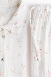 MAMA Pyjama en mousseline Before & After