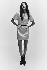 Belted Shift Dress