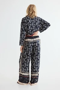 Printed Drawstring Pants