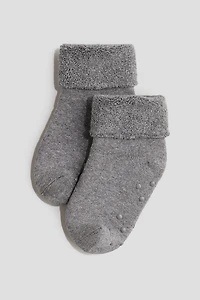 5-pack Non-slip Terry Socks