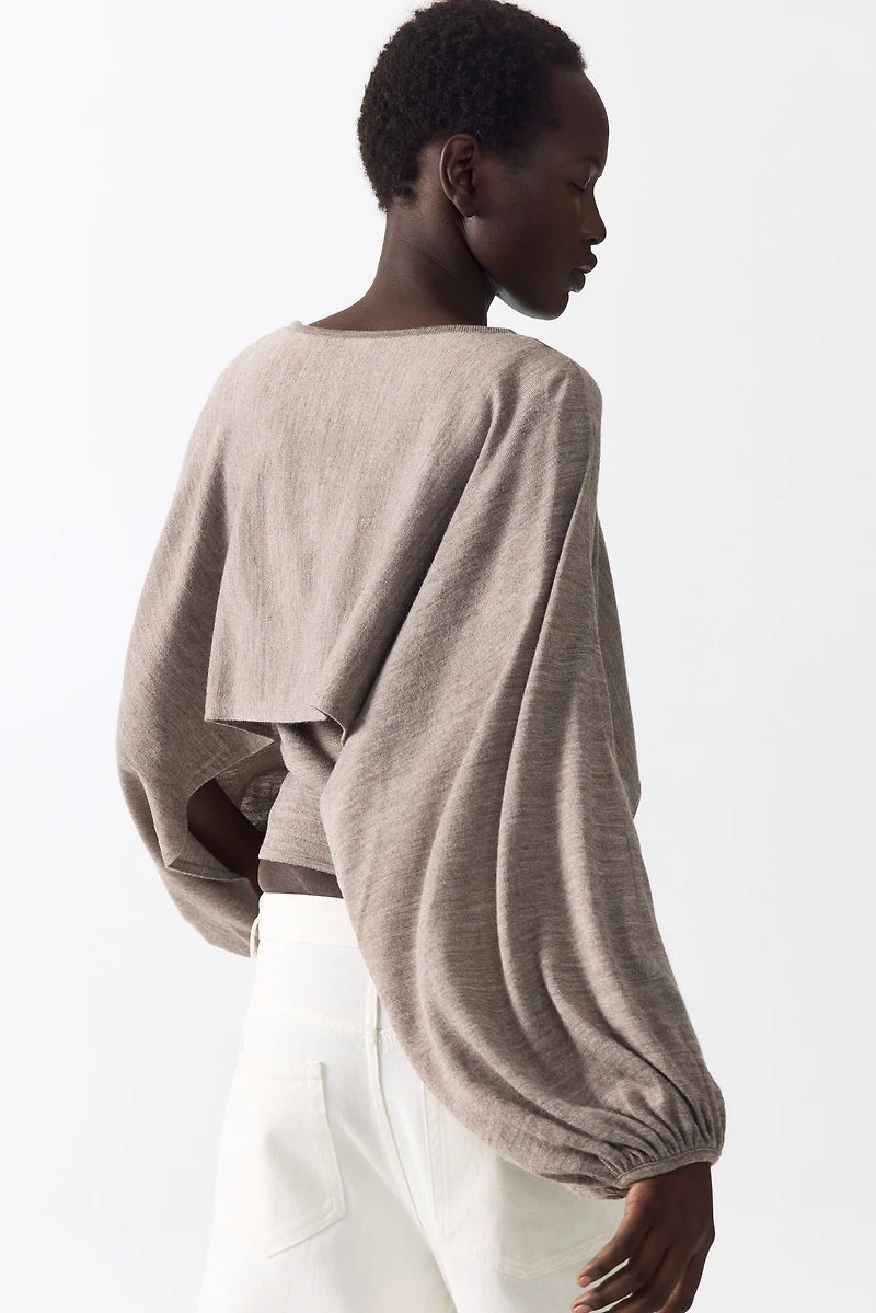 Layered Fine-Knit Top