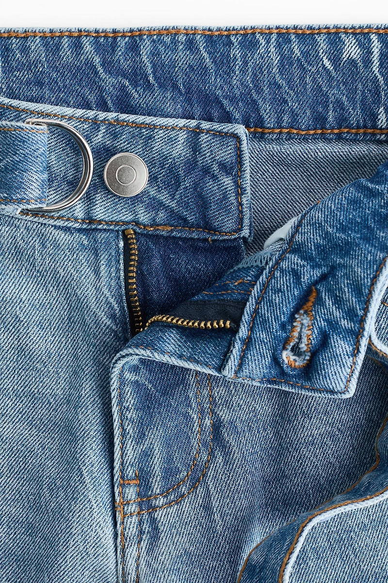 Jean jambes larges taille très haute