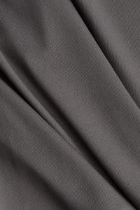 Robe maxi moulante à effet drapé