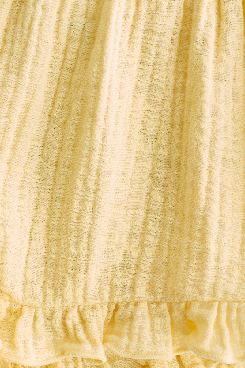 Cotton Muslin Shorts