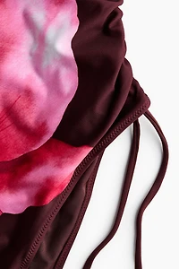 Padded-Cup High-Leg Swimsuit