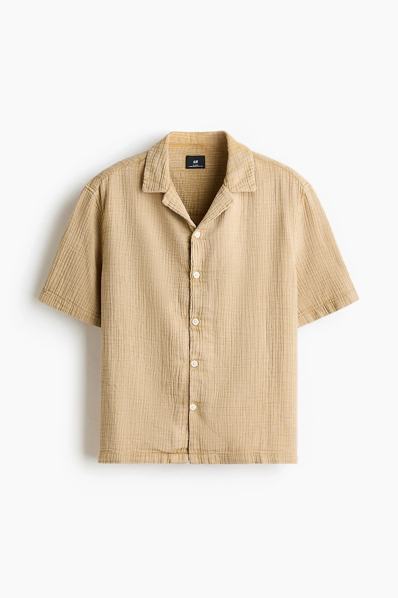 Chemise décontractée en mousseline