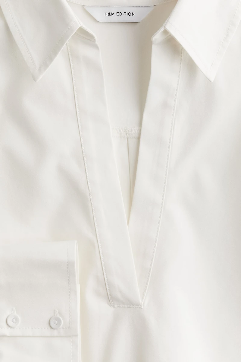 Pullover Poplin Shirt