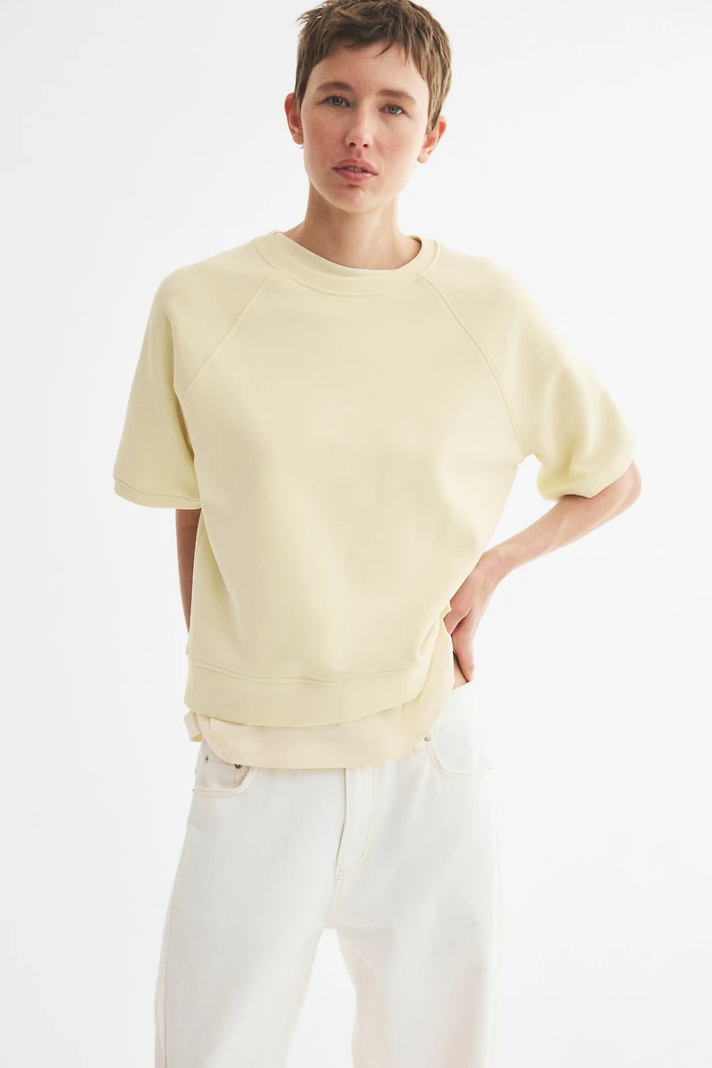 Short-Sleeved Sweatshirt