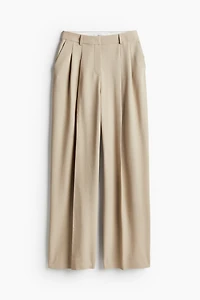 Wide-Leg Dress Pants