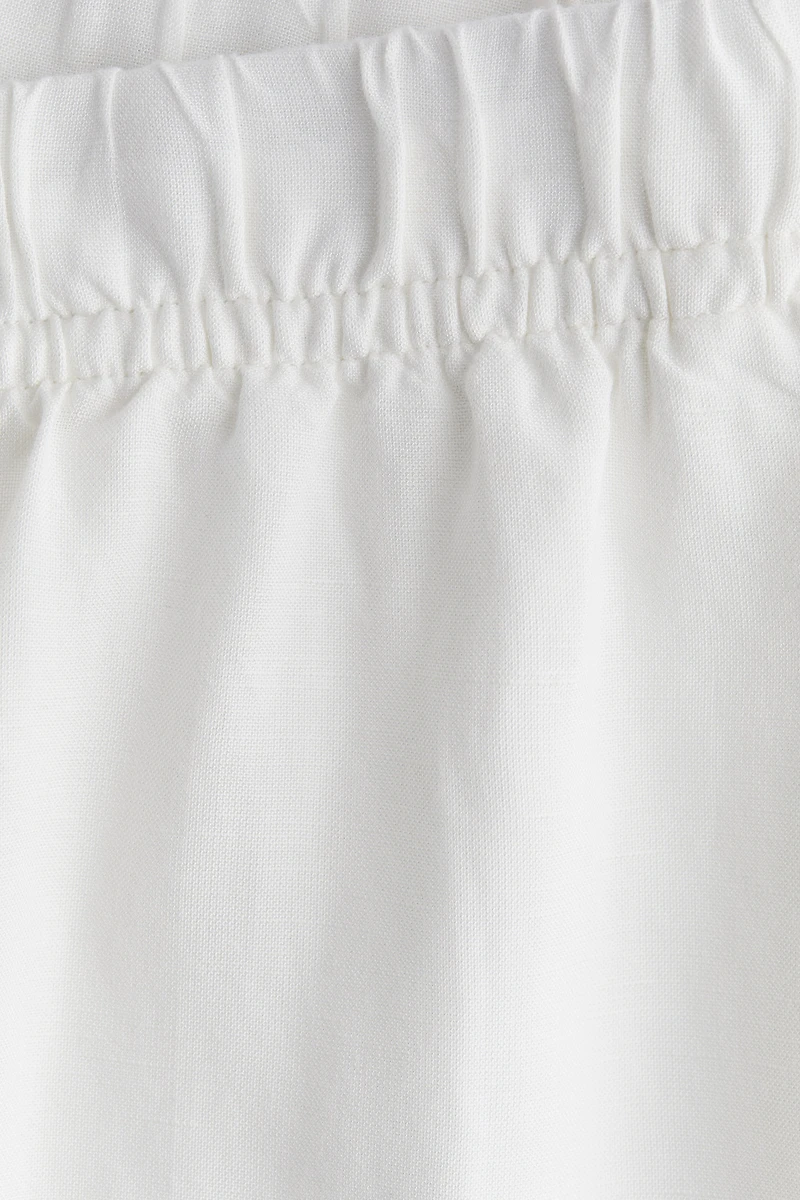 Pantalon en lin mélangé