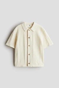 Chemise en tricot texturé