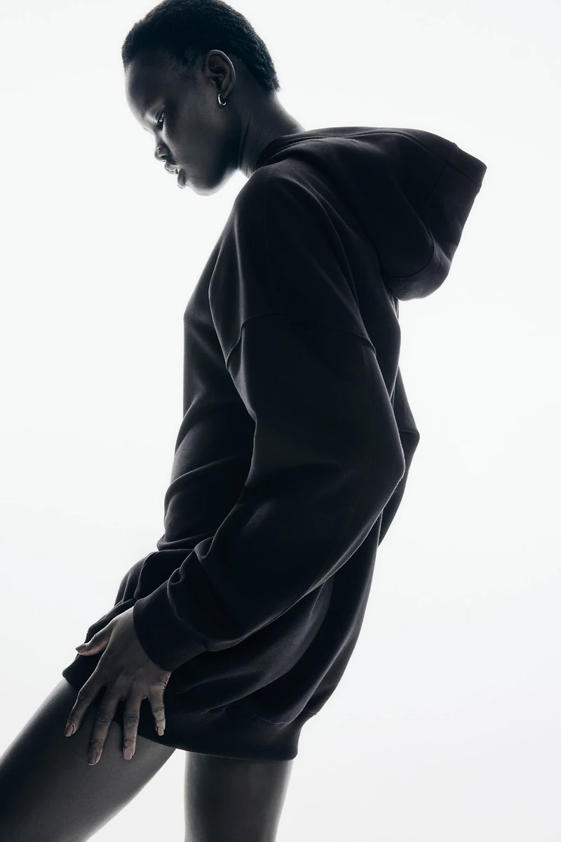 Oversized Hooded Dress