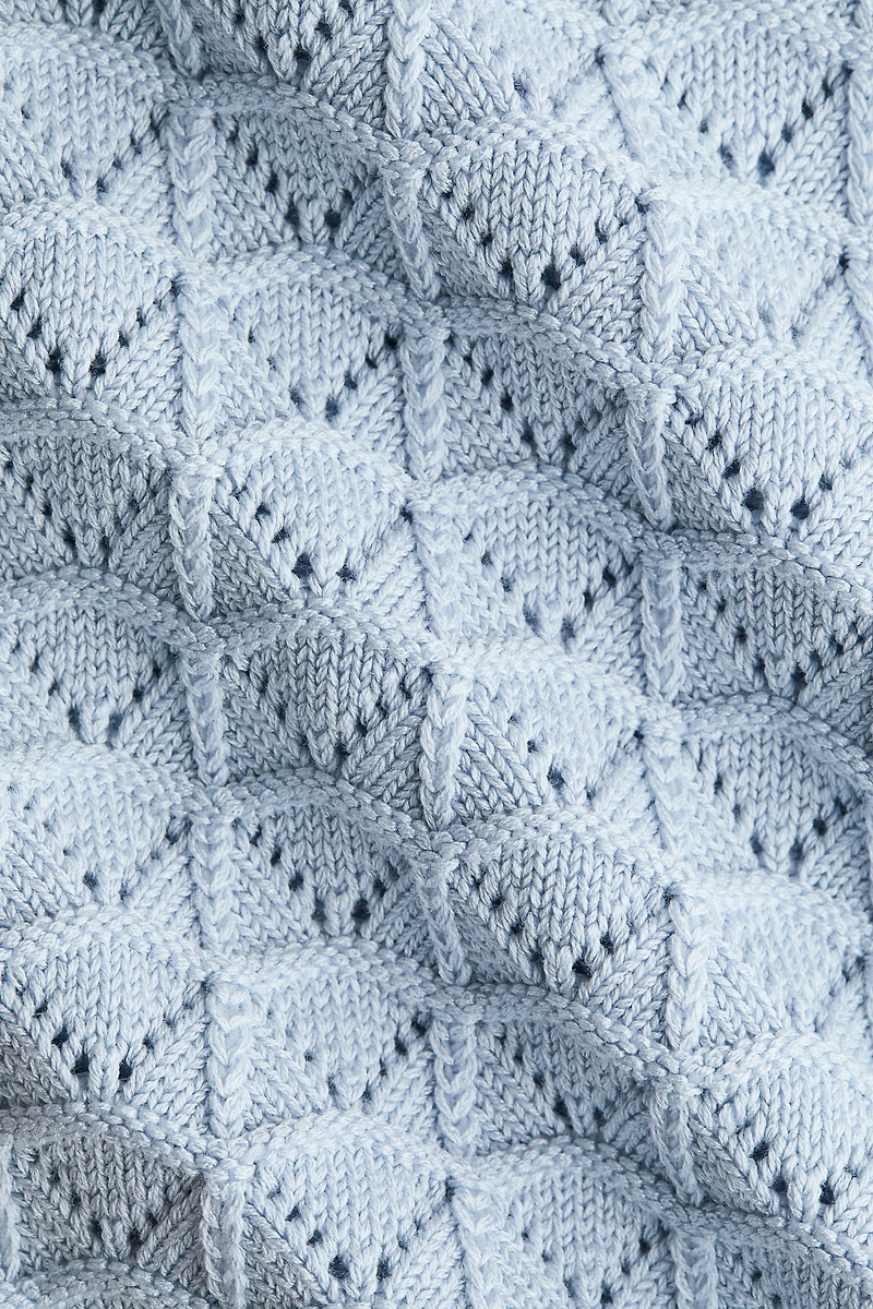 Débardeur en tricot pointelle