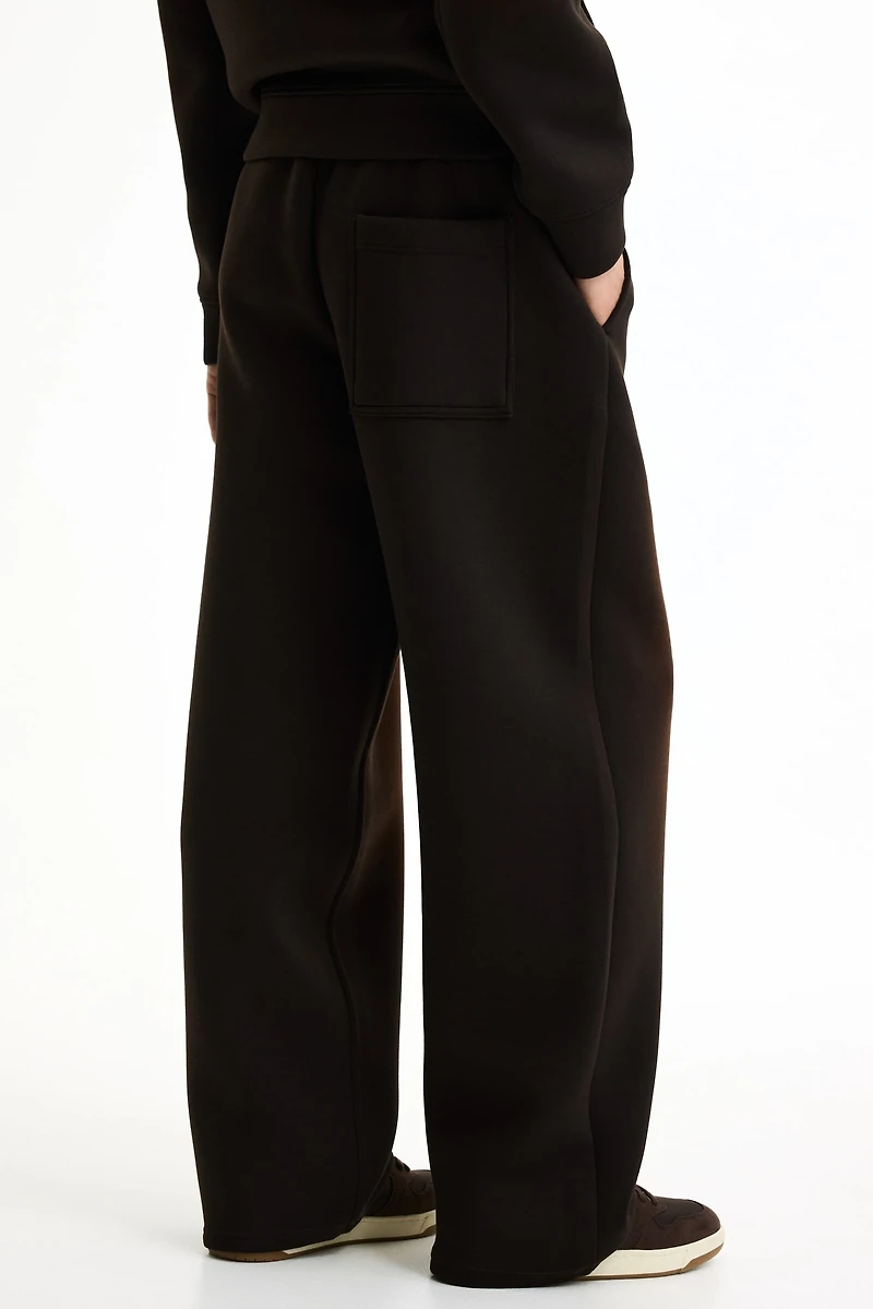 Pantalon jogging décontracté en scuba