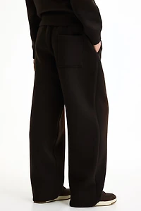 Pantalon jogging décontracté en scuba