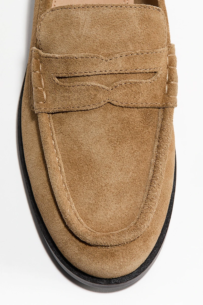 Suede Loafers