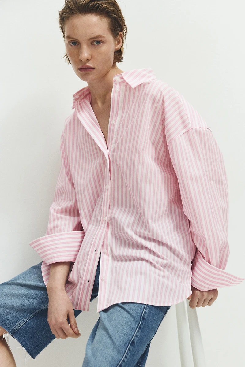 Oversized Poplin Shirt