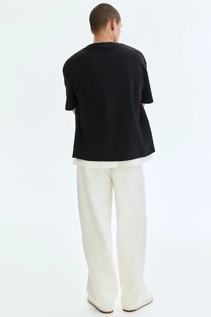 Loose-Fit Interlock T-Shirt