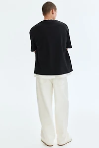 Loose-Fit Interlock T-Shirt