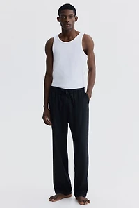 Relaxed-Fit Poplin Pants