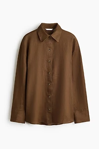 Oversized Linen Shirt