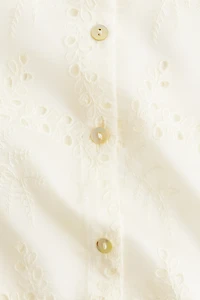 Eyelet-Embroidered Shirt