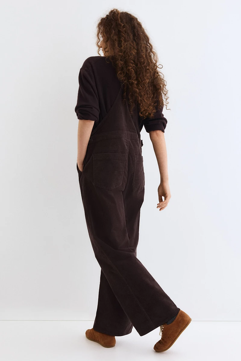 Salopette MAMA Before & After en velours côtelé