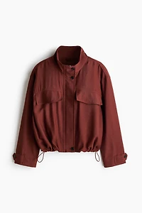 Funnel-Collar Jacket
