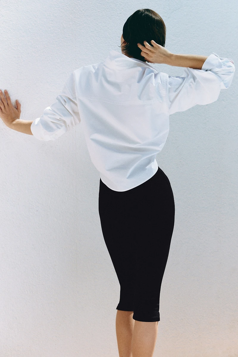 Legging Capri avec plis