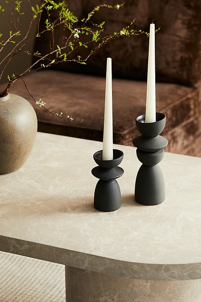 Stoneware Candleholder