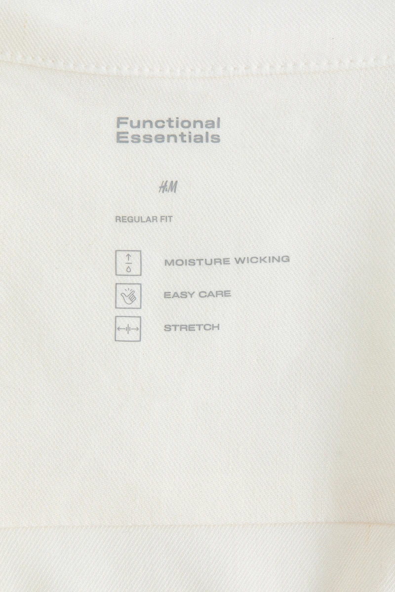 Easy Care Regular-Fit Linen-Blend Shirt