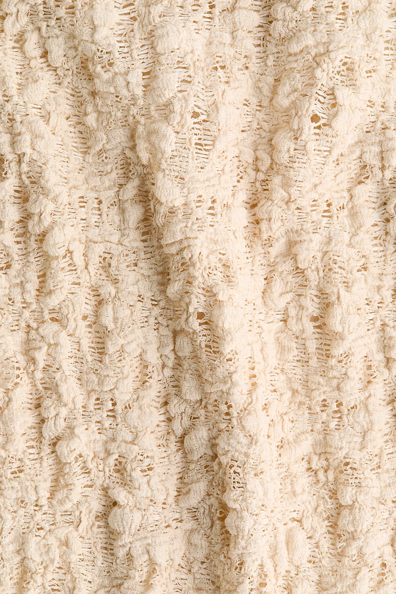 Lace-Look Jersey Top