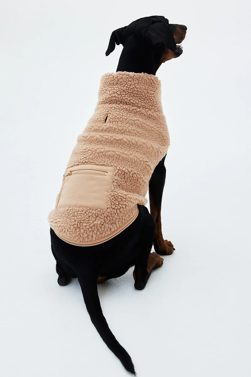 Veste pour chien en tissu peluche