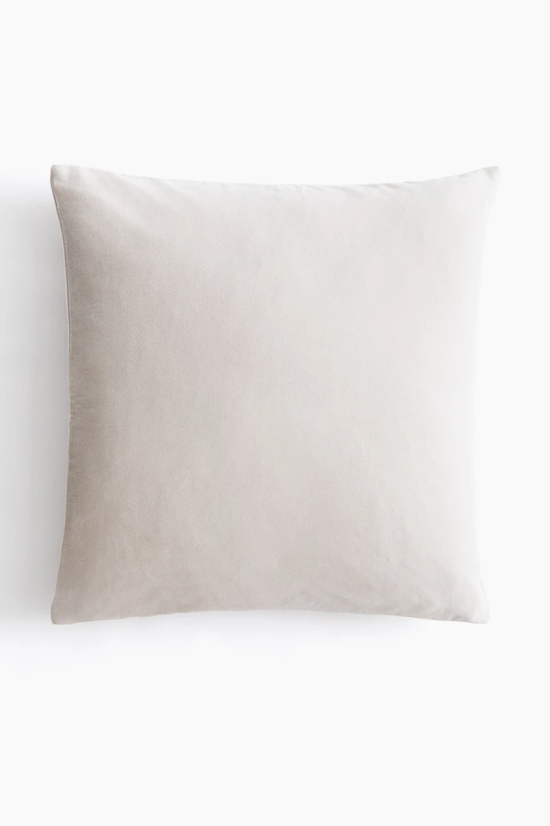 Housse de coussin en velours