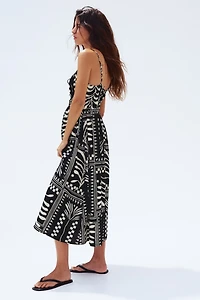 Crinkled Jersey Dress