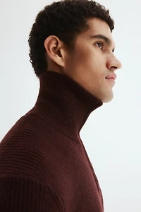 Regular-Fit Half-Zip Sweater