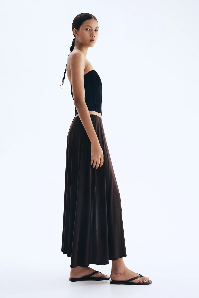 A-Line Jersey Skirt