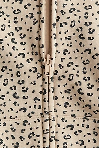 Oversized zip-through hoodie