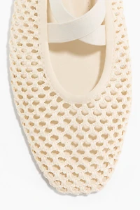 Ballerines tressées