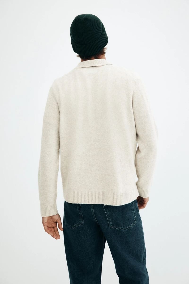 Regular-Fit Half-Zip Sweater