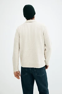 Regular-Fit Half-Zip Sweater