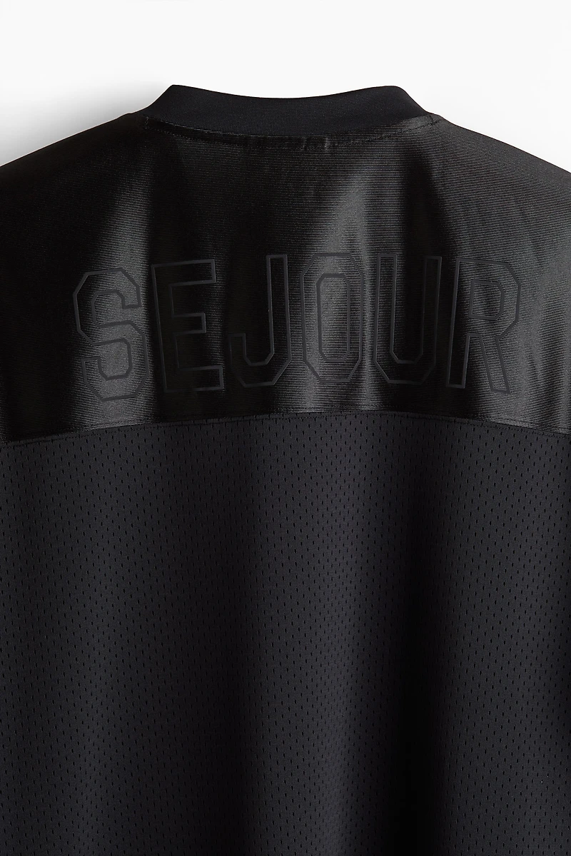 Loose-Fit Printed Sports Shirt with DryMove™