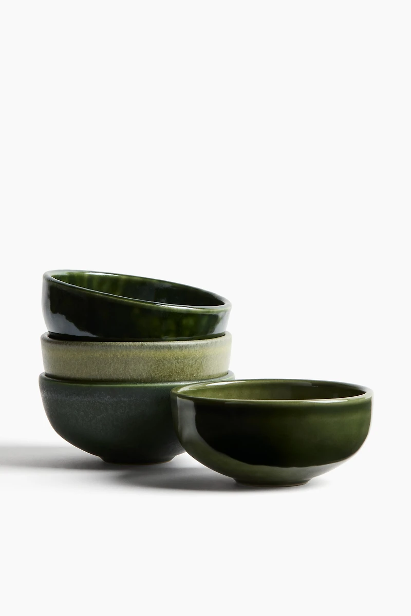 4-Pack Stoneware Bowls