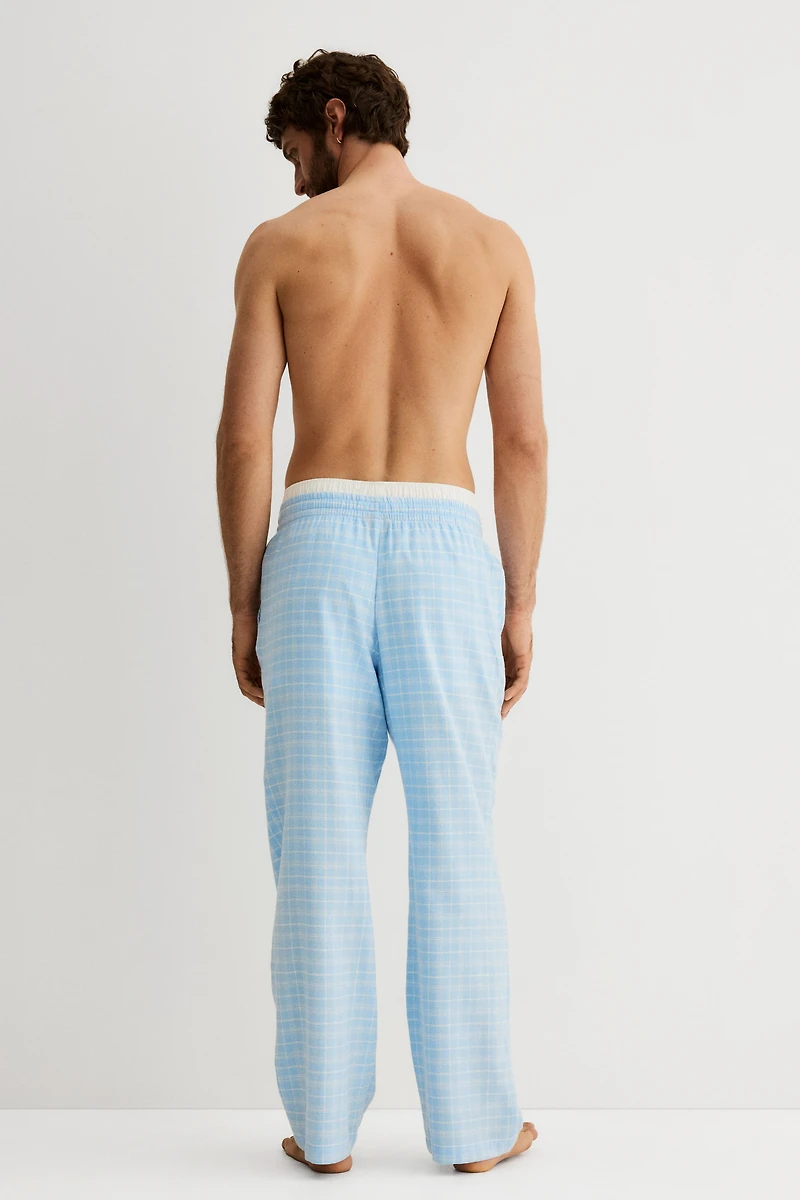 Relaxed-Fit Flannel Pants